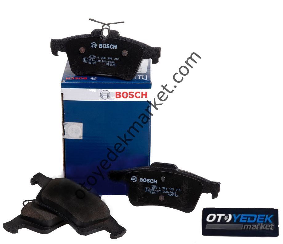 PEUGEOT 508 (2011-2017) 1,6 HDİ ARKA FREN BALATA TAKIMI 290 MM (BOSCH)