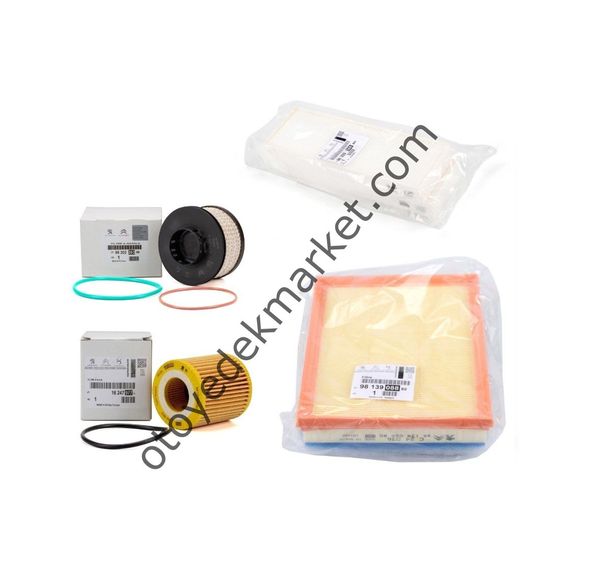 Opel Crossland X ve Crossland (2019-2024) 1.5 Dizel Filtre Bakım  Seti (Orijinal)