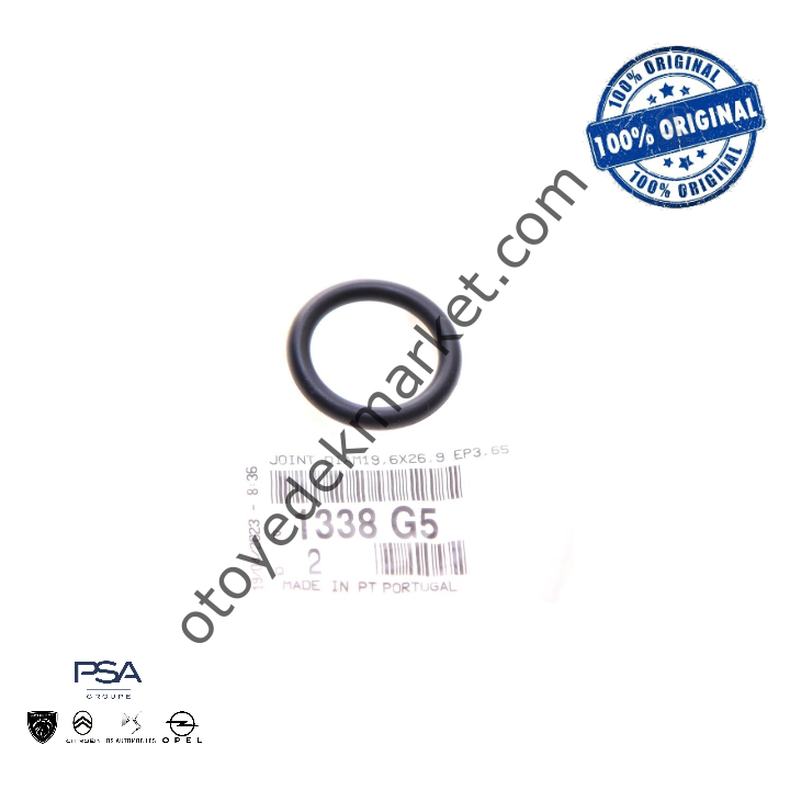 Citroen C3 (2017-2024) 1.2 Turbo Benzinli Su Sıcaklık Sensörü / Hararet Müşiri O-Ring Contası (Orijinal)