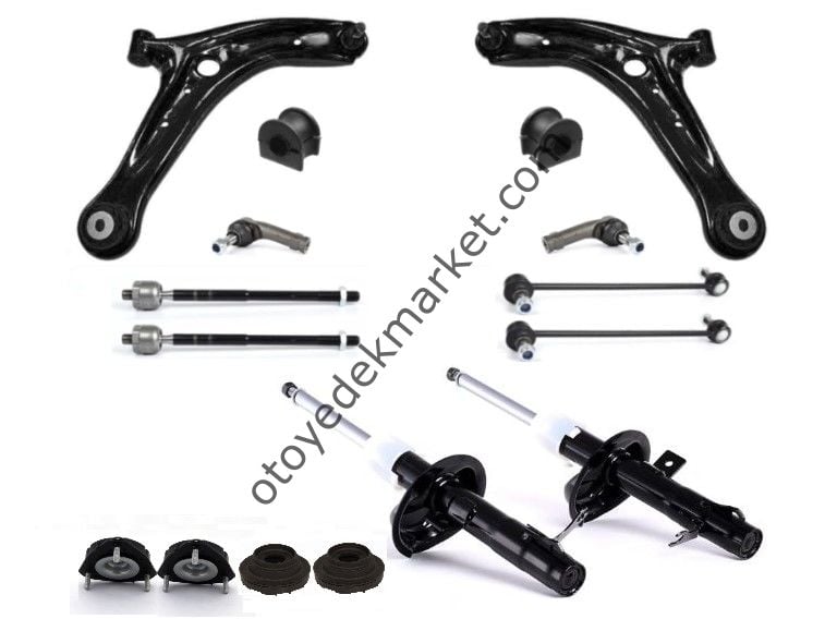 Ford Fiesta (2008-2013) Ön Alt Takım Seti Komple (Ayd)