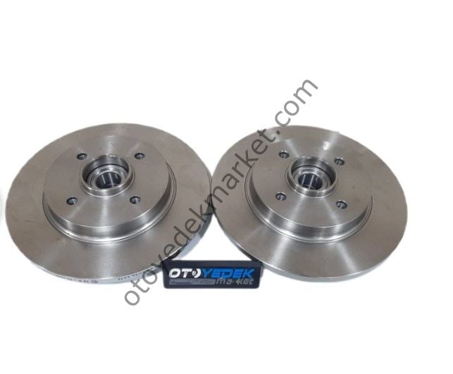Peugeot Partner Tepee  (2008-2018) 1,6 Hdı Arka Disk Takımı Rulmanlı (Walburg)