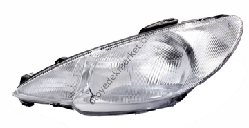 PEUGEOT 206 (1998-2003) ÇİZGİLİ ÖN FAR SOL (DEPO)