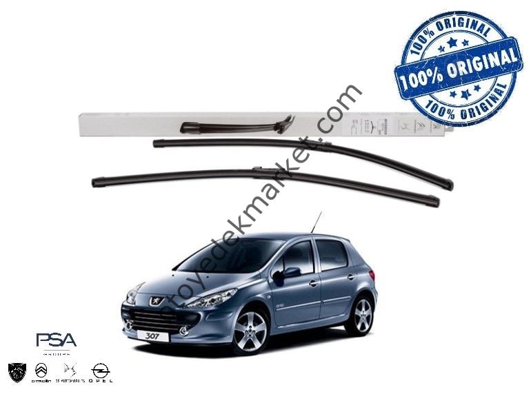 Peugeot 307 (2006-2008) Ön Cam Silecek Takımı (Orijinal)