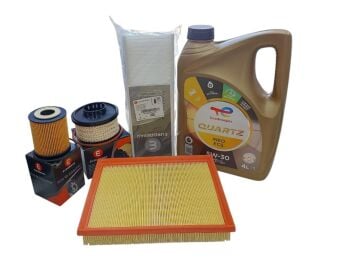 Peugeot 5008 (2019-2024) 1.5 Blue Hdi Filtre Bakım Seti  (Orijinal Eureopar) Ve 5w30 Motor Yağ