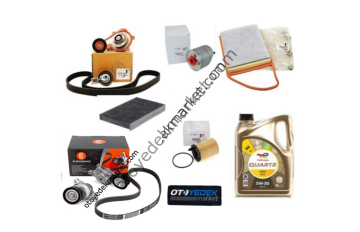 Peugeot 3008 (2016-2018) 1.6 Dizel Euro5 Start Stoplu Ağır Bakım Seti (Orijinal)