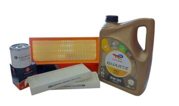 Citroen C4 (2021-2024) 1.2 Benzinli Filtre Seti ve Motor Yağı (Eurorepar Orijinal)