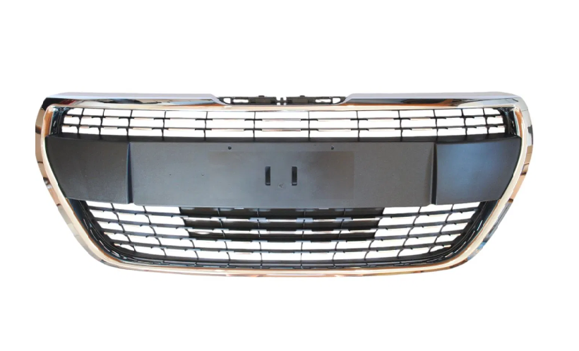 Peugeot 208 (2016-2020) Ön Tampon  Nikelajlı Orta Izgarası (İthal)