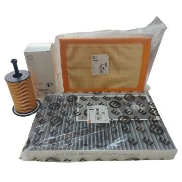 Peugeot 307 (2001-2009) 1.6 Benzinli Karbon Polenli Yağsız Filtre Bakım Seti (Orijinal)