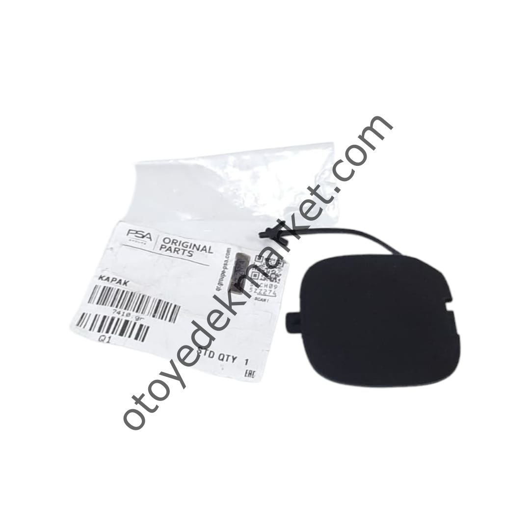 Peugeot Bipper (2008-2017) Arka Tampon Çeki Demir Kapağı (Orijinal)