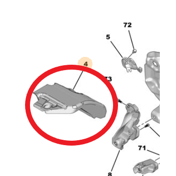 Citroen Berlingo (2019-2025) 1.5 Dizel Motor Üst Ses Kesici (Orijinal)