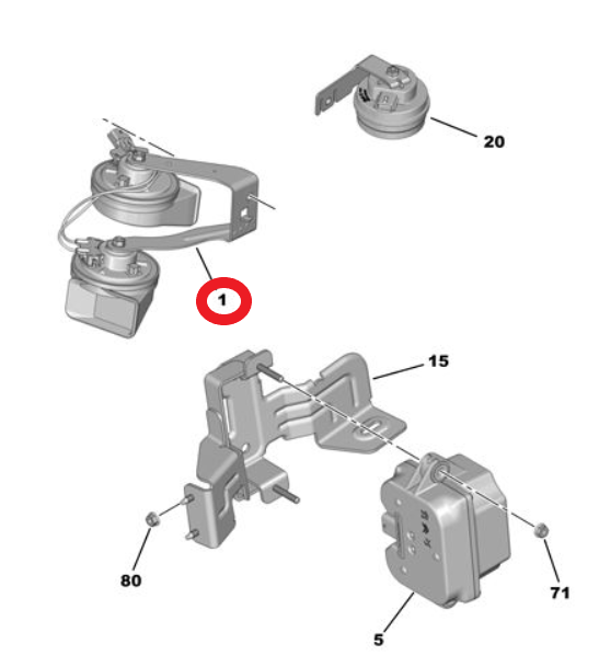DS9 (2020-2026) Çiftli Korna (Orijinal)