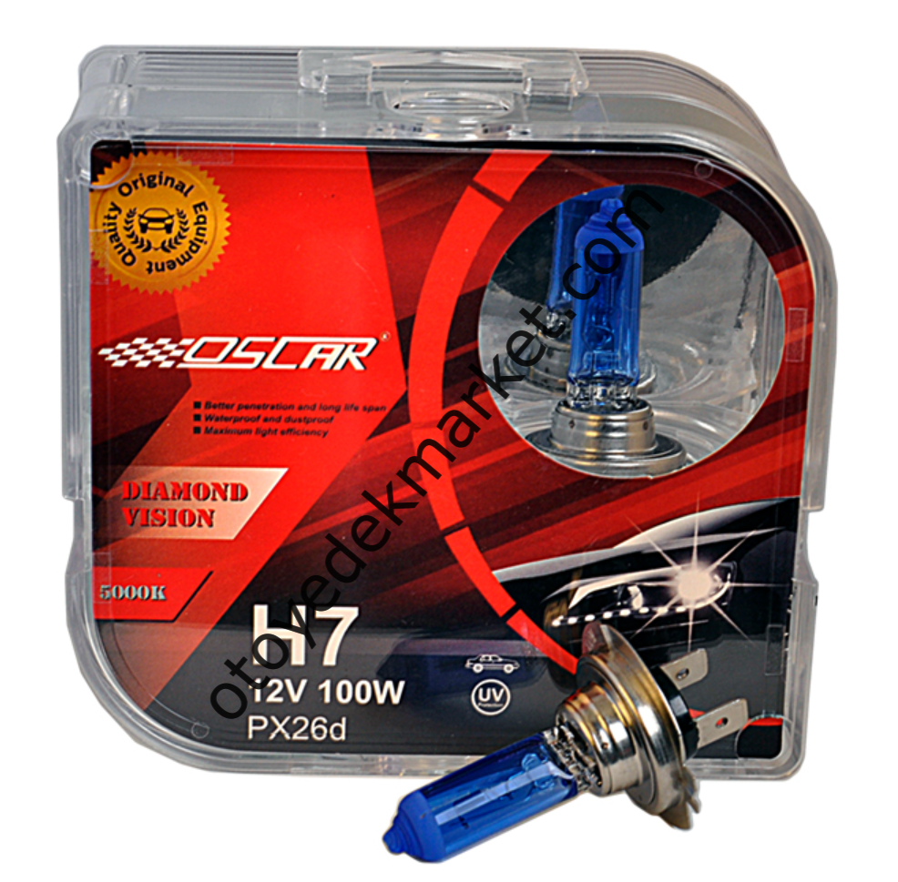 Ampul Beyaz Işık 12V H7 Diamond 100W