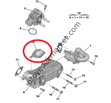 Peugeot 5008 (2019-2023) 1.5 Blue Hdi Egr By Pass Aksiyoneri / Motoru (Orijinal)