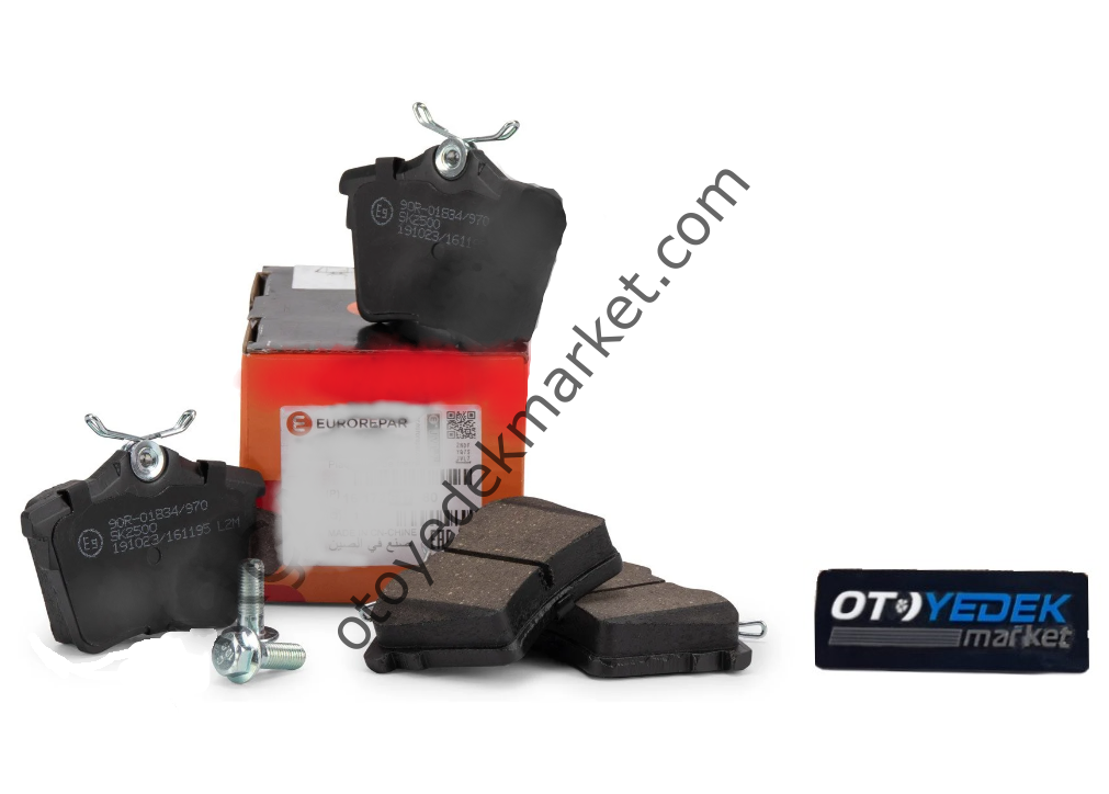 PEUGEOT 407 (2004-2011) ARKA FREN BALATA TAKIMI (ORJİNAL EUROREPAR)