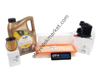 Citroen C4 Picasso (2006-2010) 1,6 Hdı Filtre Seti + 5w30 Motor Yağ (Orijinal)