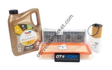 Citroen C4 Picasso (2006-2010)  Filtre Seti Mazotsuz+ 5w30 Yağ (Orijinal)