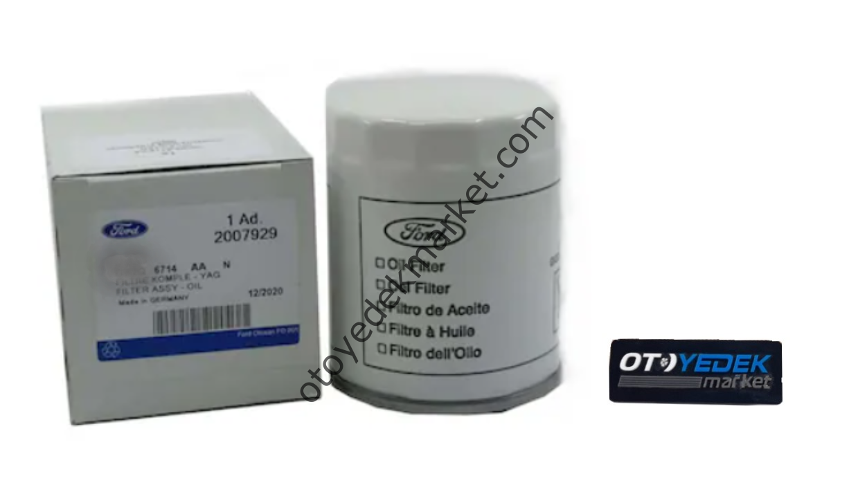 Ford Fiesta (2008-2013) 1.0 Ecoboost Benzinli Yağ Filtresi (Otosan)
