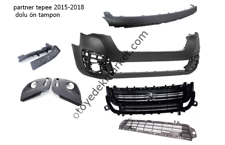 PEUGEOT PARTNER TEPEE (2015-2018) DOLU ÖN TAMPON SİSLER HARİÇ