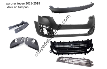 PEUGEOT PARTNER TEPEE (2015-2018) DOLU ÖN TAMPON SİSLER HARİÇ
