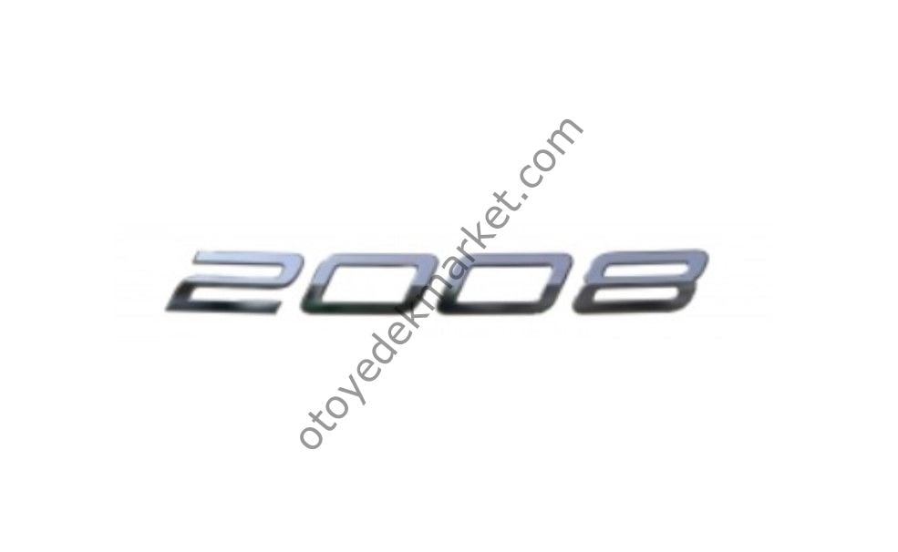 Peugeot 2008 (2023-2024) Ön '2008' Yazısı (Orijinal)