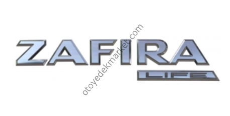 Opel Vivaro (2021-2024) Arka ''ZAFIRA LIFE'' yazısı (Orjinal)