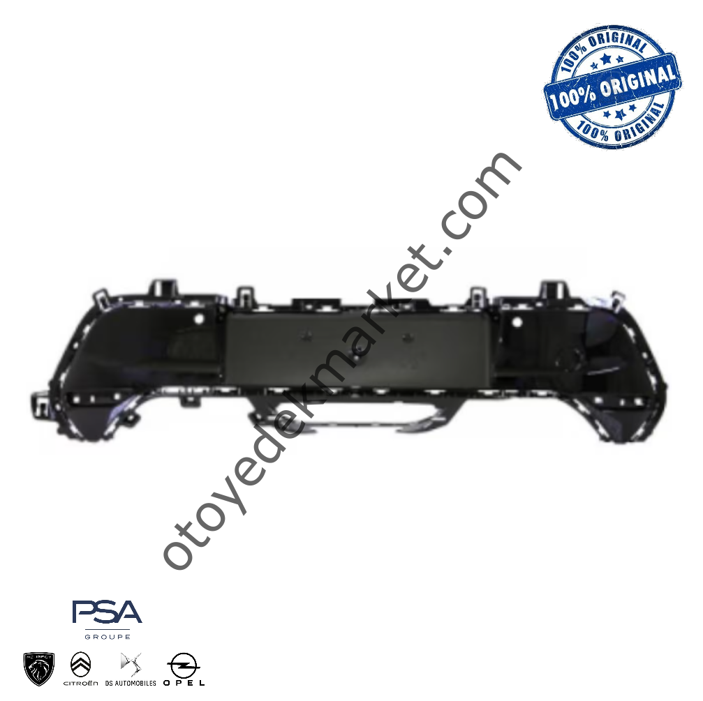 Peugeot 208 (2020-2025) Arka Tampon Orta Etek Plastiği (Orijinal)