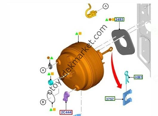 Ford Transit (2014-2016) Westinghouse Servo Ünitesi (Otosan)