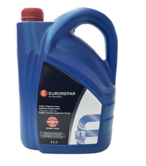 Eurorepar Organik Kırmızı Antifriz 3 Litre