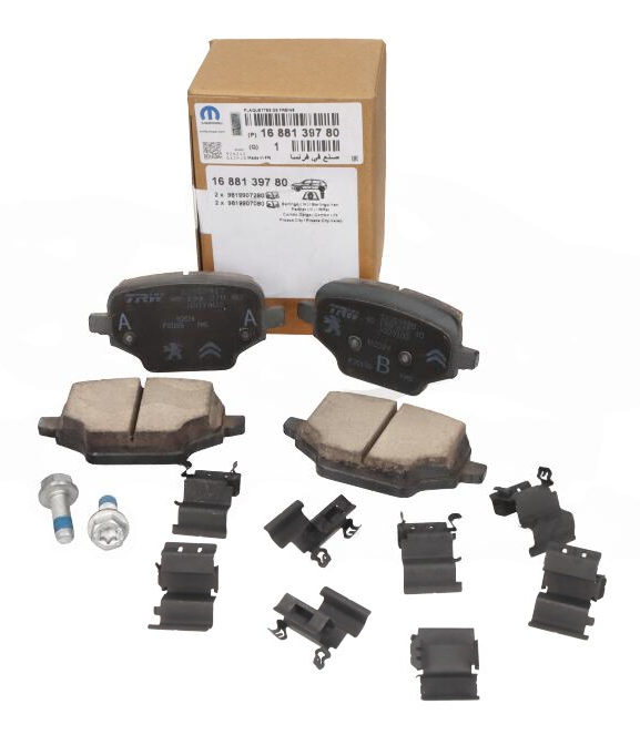 Citroen Berlingo (2019-2025) Arka Fren Balata Takımı (Orijinal)