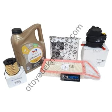 Peugeot Bipper (2008-2013) 1.4 Hdı Bakım Set (Orijinal) Ve 5w30 Motor Yağ