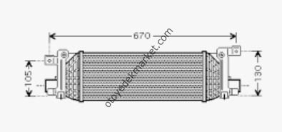 Ford Fusıon (2001-2012) Intercooler (Ara Sogutucu) 1.6Tdci Veka Marka
