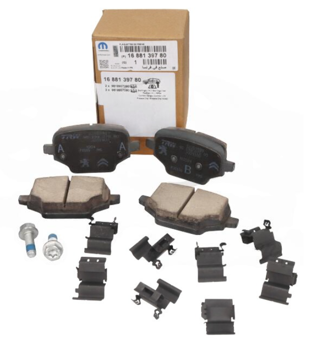 Opel Combo (2019-2024) Arka Fren Balata Takımı (Orijinal)