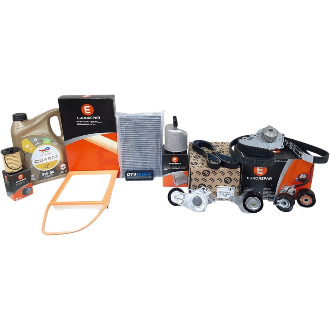 Citroen C4 (2011-2015) 1.6 Hdi Euro5 Ağır Bakım Seti (Orijinal Eurorepar)