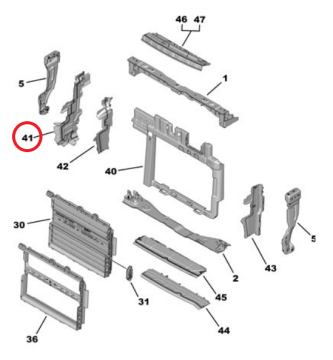 Opel Frontera (2025-2026) Ön Panel Hava Bölmesi (Orijinal)