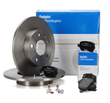 Peugeot 206 (2003-2009) Ön Fren Disk ve Balata Seti (Delphi)