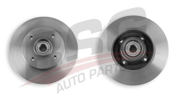 Citroen C4 (2004-2011) Poryalı Rulmanlı Arka Fren Disk Takımı (BSG)