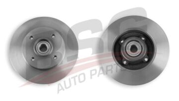 Peugeot 307 (2001-2008) Poryalı Rulmanlı Arka Fren Disk Takımı (Bsg)