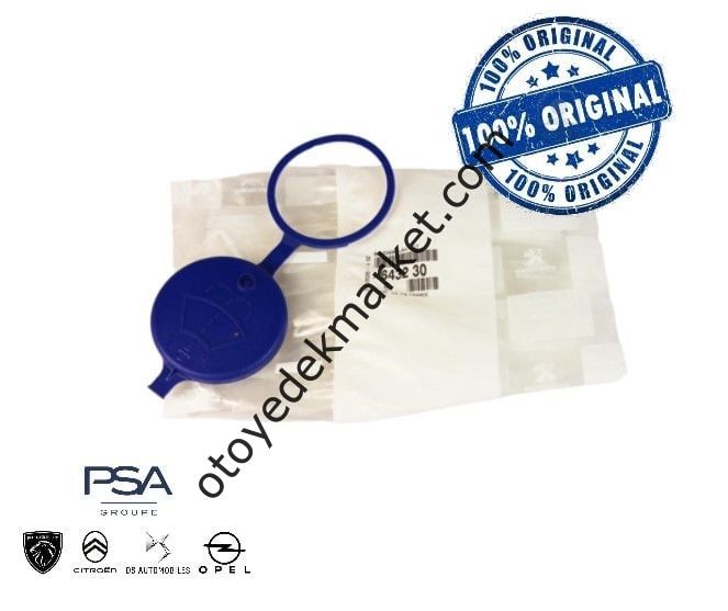 Peugeot 307 (2001-2008) Cam Su Depo Kapağı Mavi (Orijinal)