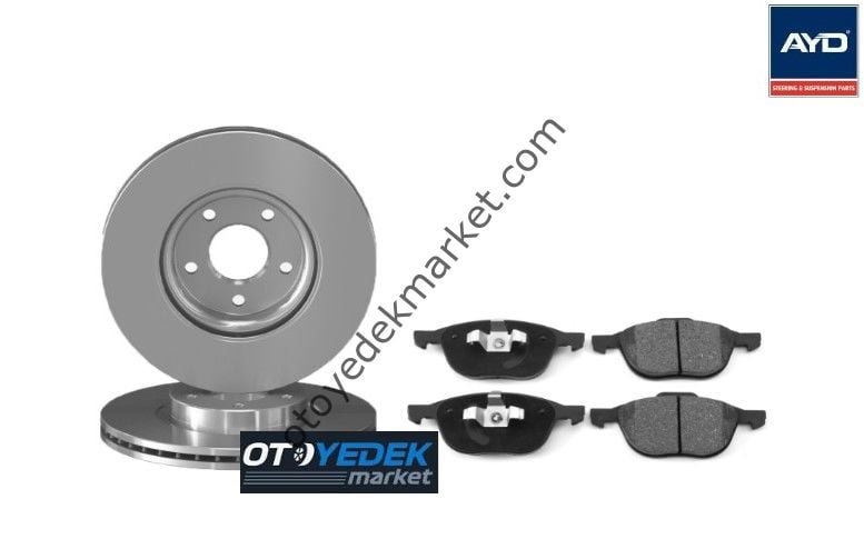 Ford Kuga (2008-2013) Ön Disk Balata + Ön Fren Disk Havalı 300 Mm (Ayd)