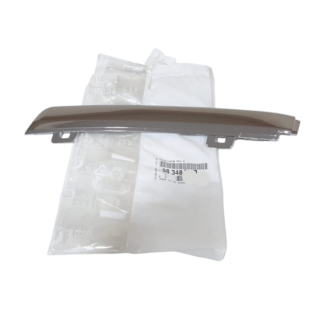 Citroen C4 X (2021-2026) Ön Tampon Sol Lamba Çıtası (Krom Gri Renginde) (Orijinal)