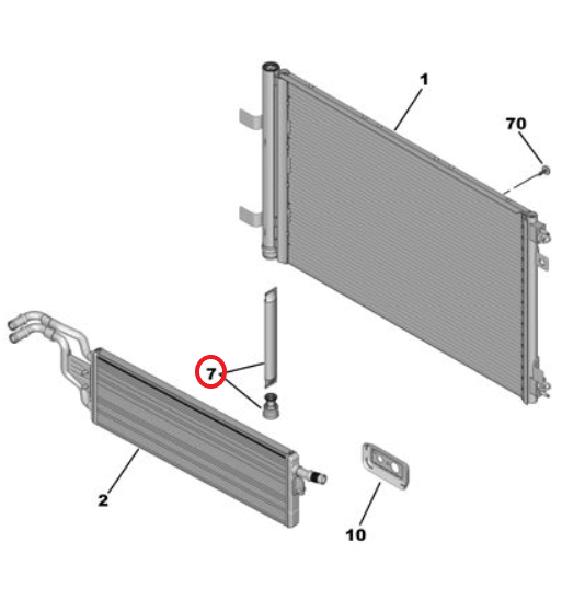 DS9 (2020-2026) Klima Radyatörü Nem Alma Kartuşu (Orijinal)
