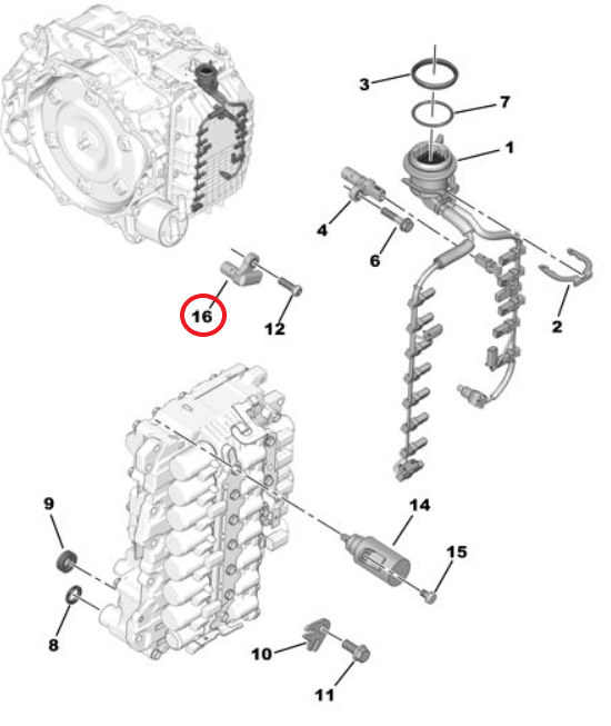 DS9 (2020-2026) Otomatik Vites Çıkış Sensörü (Hız Kaptörü) (Orijinal)