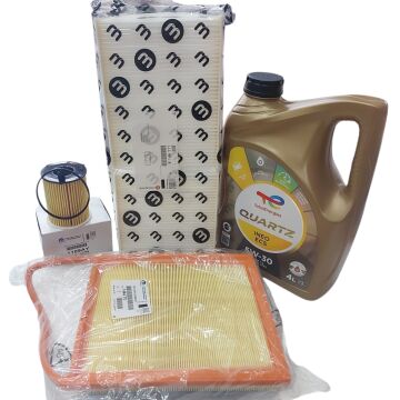 Citroen C3 (2011-2015) 1.4 Hdi Euro5 Mazot Filtresiz Bakım Seti +5w30 Yağ (Orijinal)