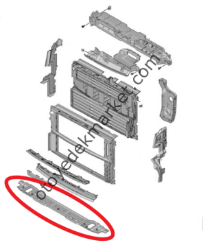 Opel Astra (2022-2025) Ön Panel Alt Sacı (Orijinal)