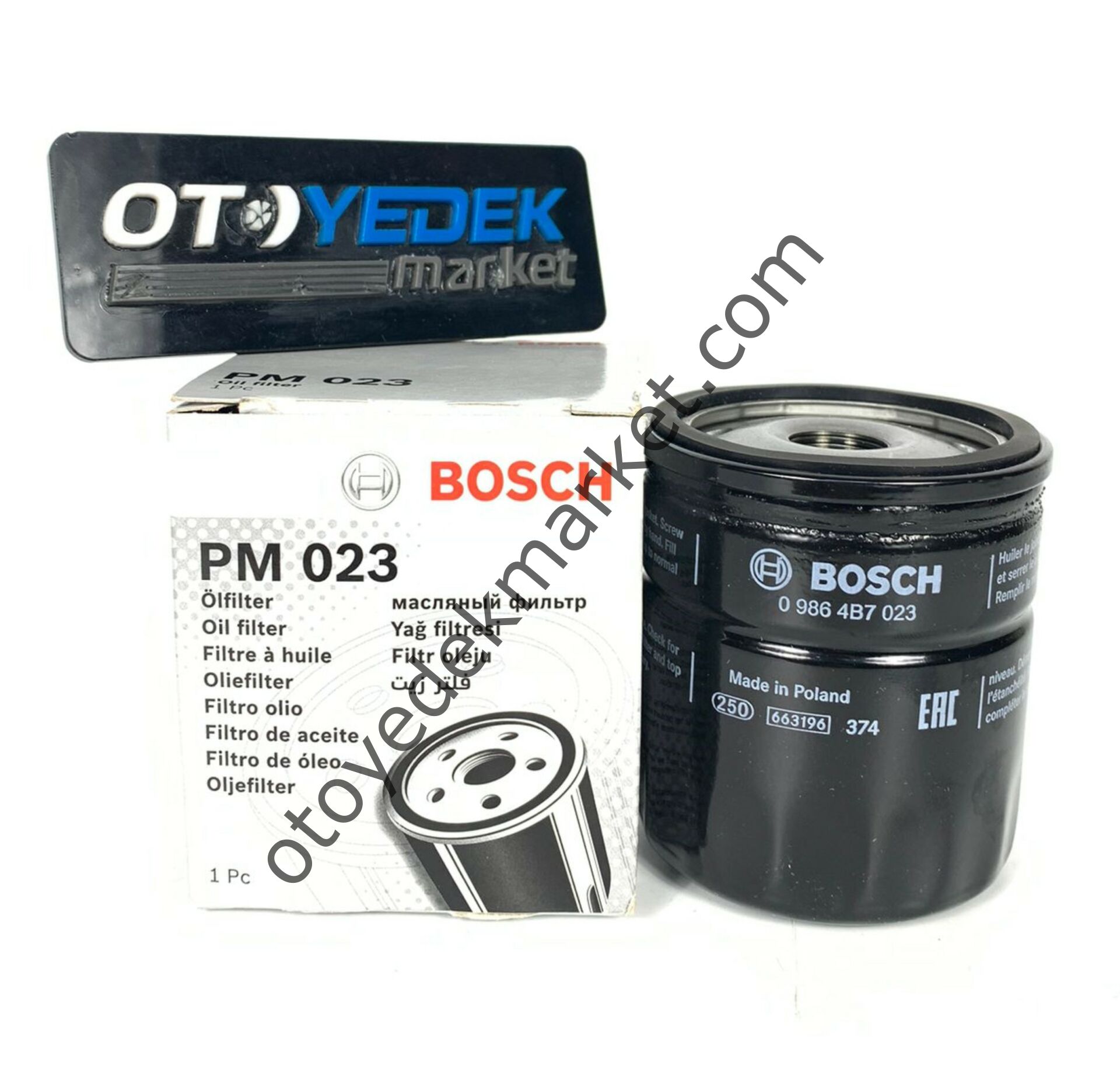 Peugeot 206 (2002-2007) 2.0 Gti Ve Rc Yağ Filtresi (Bosch)