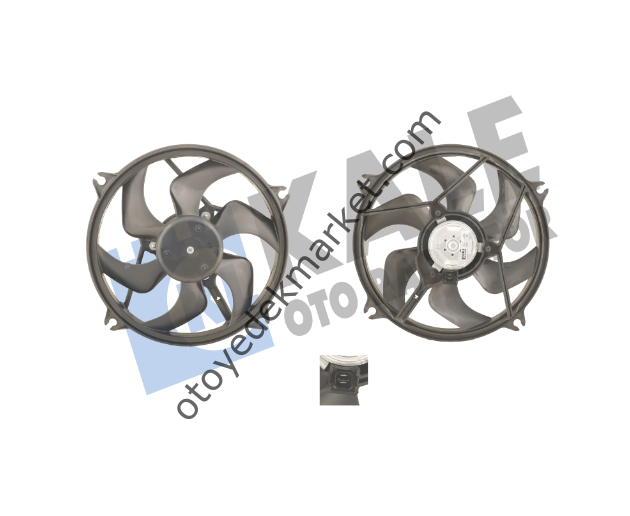 Peugeot 406 (1997-2004) 2.0 Benzinli Ve Dizel Motor İçin Fan  Motoru (Kale)