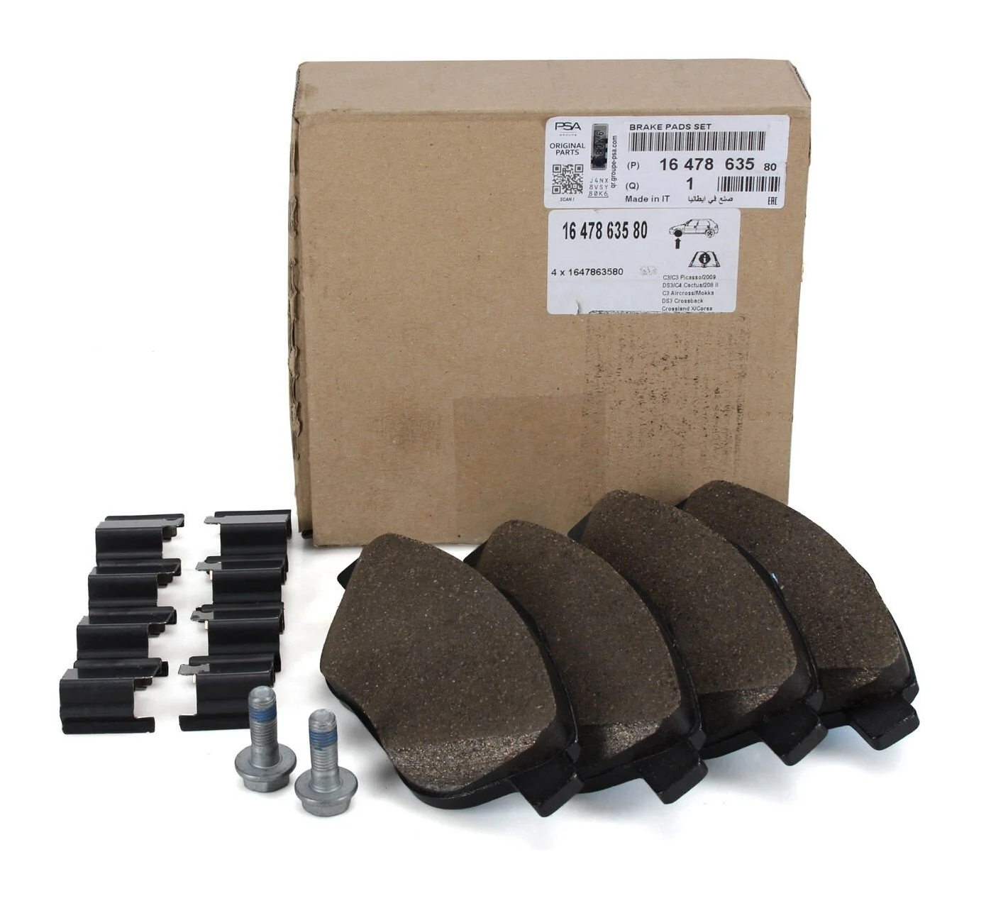 Peugeot 2008 (2019-2025) 1.5 ve 1.2 Ön Fren Balata Takımı (Orijinal)