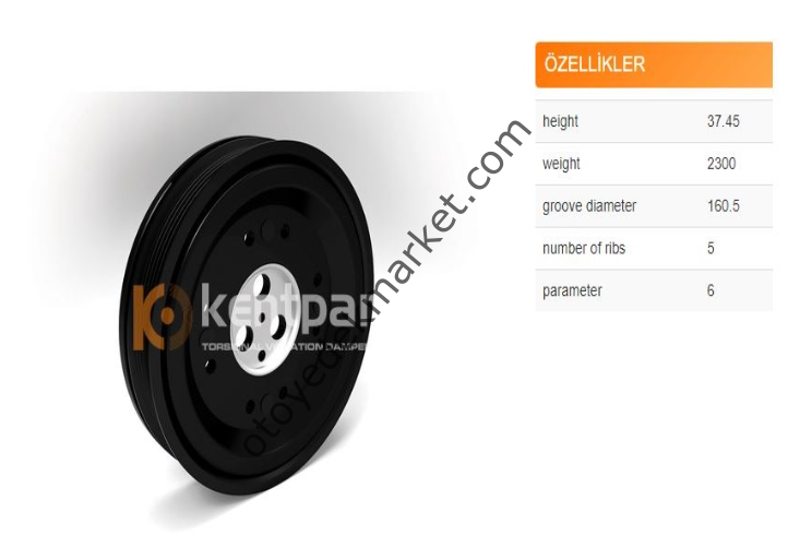 Ford Mondeo (2000-2007) 2.0 Grank Kasnağı Komple (Kentpar)