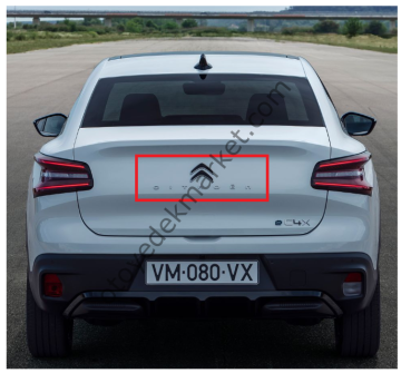 Citroen C4 X (2021-2024) Bagaj ''Citroen'' Yazısı ve Amblemi (Orijinal)