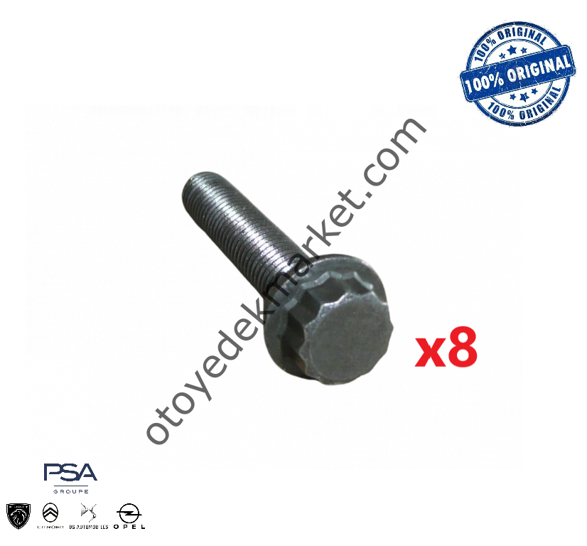 Citroen C5 Aircross (2018-2024) 1.5 BlueHdi Piston Kol / Biyel Cİvata Takımı Orijinal)